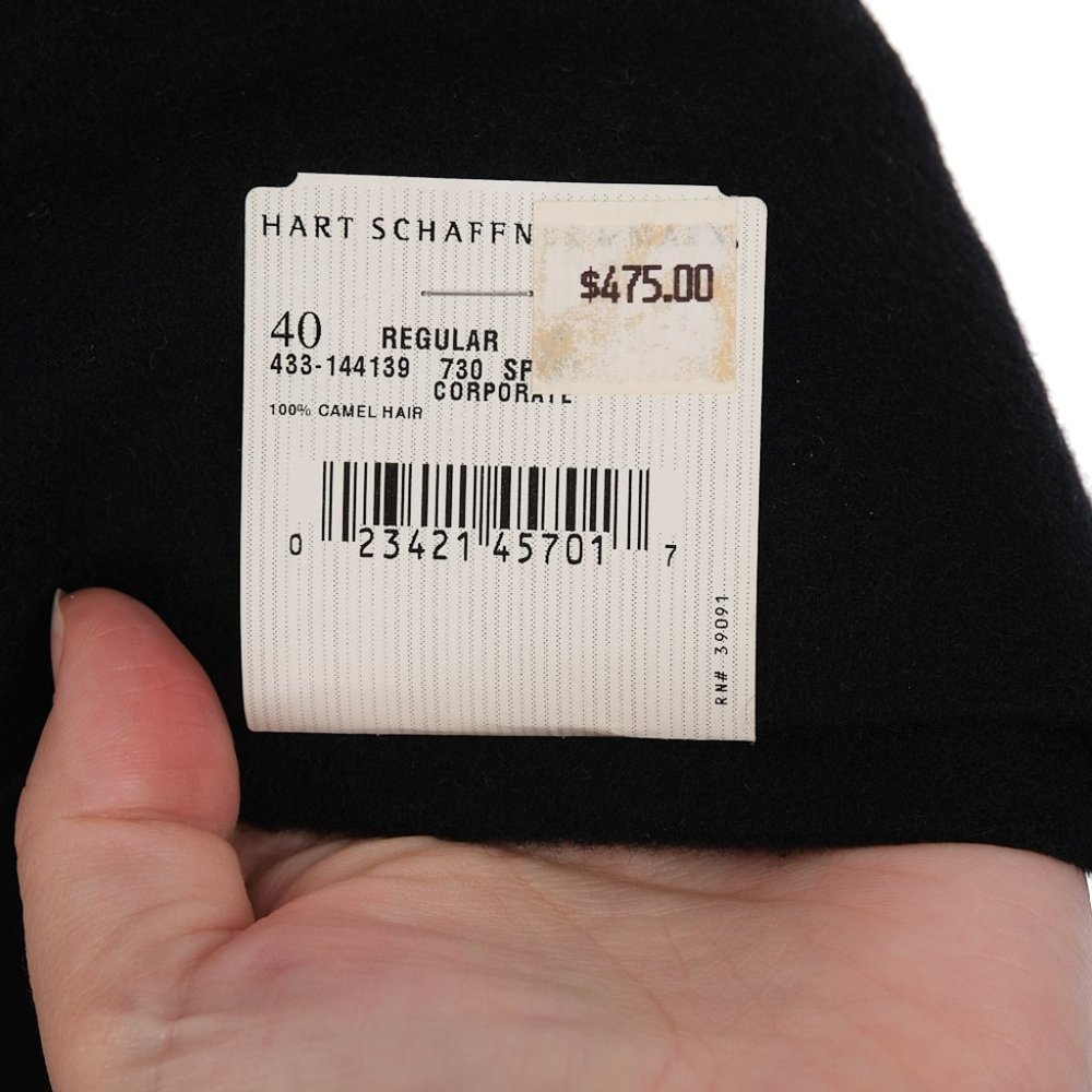 Hart Schaffner & Marx 2 Button Suit Jacket 100% Camel Hair NWT 40R - Picture 5 of 11